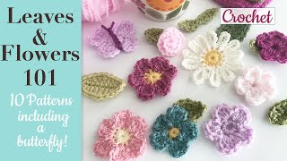 Easy Crochet Flowers and Leaves screenshot 2