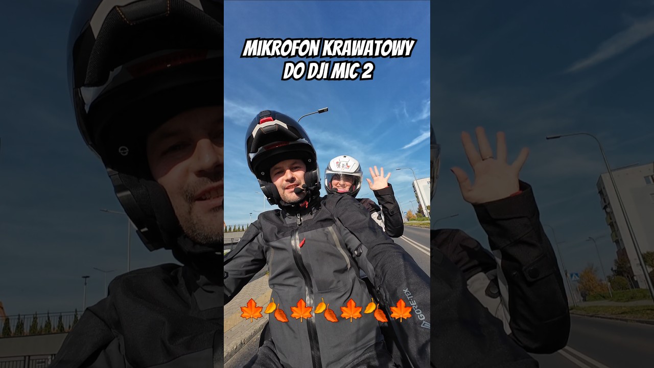 DJI Lavalier Mic - Mikrofon Krawatowy do DJI Mic 2 - jak działa podczas jazdy motocyklem? 