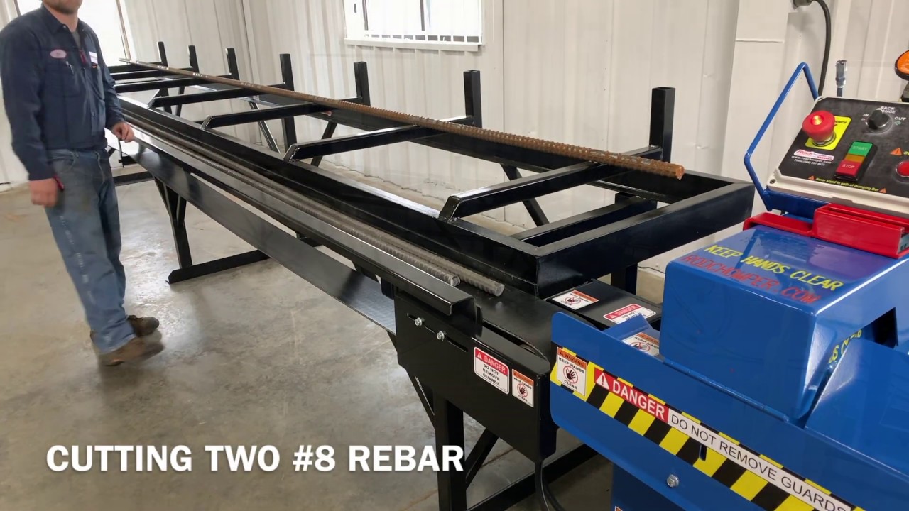 Rebar Powered Shear line! YouTube