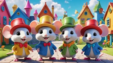 Three Blind Mice – Go to Detective School | English Nursery Rhyme | Kids Songs | Baby Music