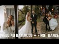 WEDDING DAY VLOG + First Dance &amp; Bridal Party Flash Mob Sneak Peek