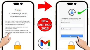 Gmail Password forget Problem Couldn