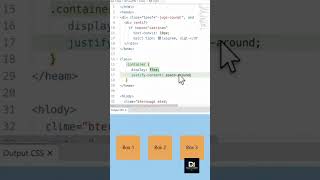 CSS Flexbox in 10 Seconds 🔥 | Telugu CSS Tutorial #shorts #fyp #coding #telugu #webdevelopment #css