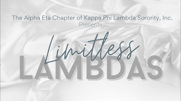 UNC Kappa Phi Lambda - Lambda Class Reveal