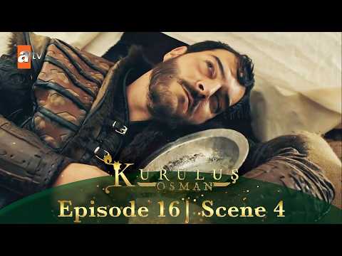 Kurulus Osman Urdu | Season 4 Episode 16 Scene 4 I Cerkutay ko neend mein bhi khana chahiye!