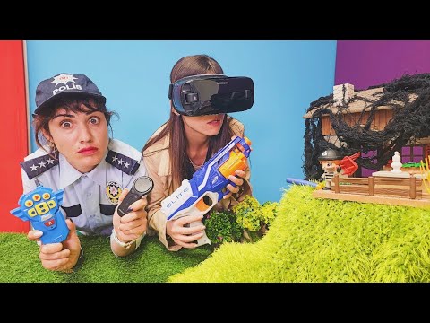 Ayşe ve Ümit ile polis oyunu - en sevimli bölümler🚔 Çocuk videoları