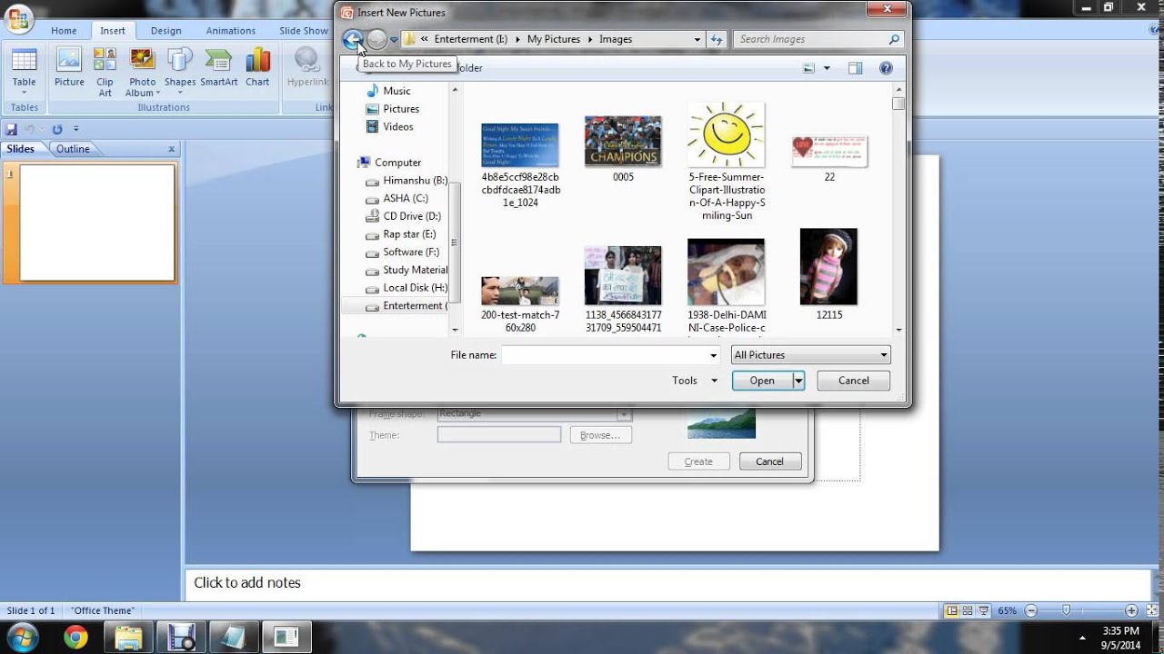 How to make a photo album in powerpoint YouTube