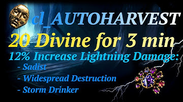 [ASH] Autoharvest || How to craft expensive Cluster Light Damage for KB. PoE 3.27