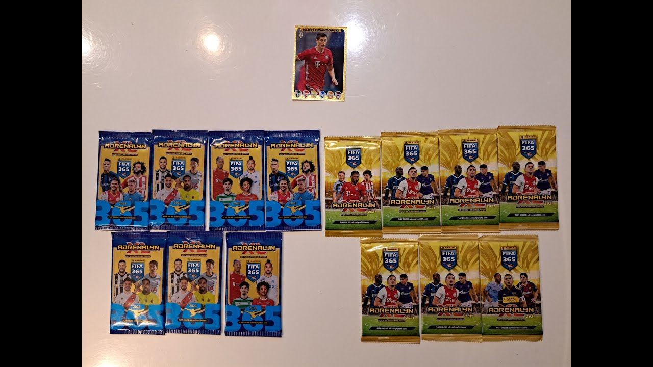 SZUKAM KART Z ROBERTEM LEWANDOWSKIM - FIFA 365 2023 vs FIFA 365 2021 - KTÓRA KOLEKCJA WYGRAŁA???