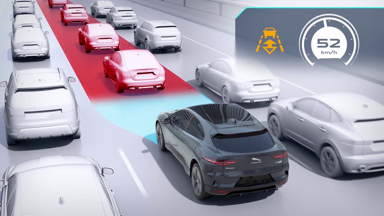 Jaguar IPACE Adaptive Cruise Control with Stop and Go Jaguar