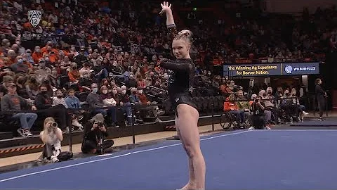 Jade Carey posts another perfect 10 on floor for O...