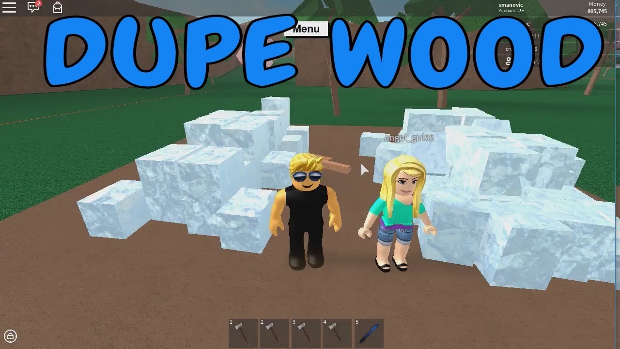 Roblox Lumber Tycoon Dupe Wood Solo Without Friend Youtube - roblox lumber tycoon 2 dupe solo