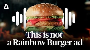 This isn’t a Rainbow Burger ad. Introducing Artlist’s AI voiceover, built for video creators