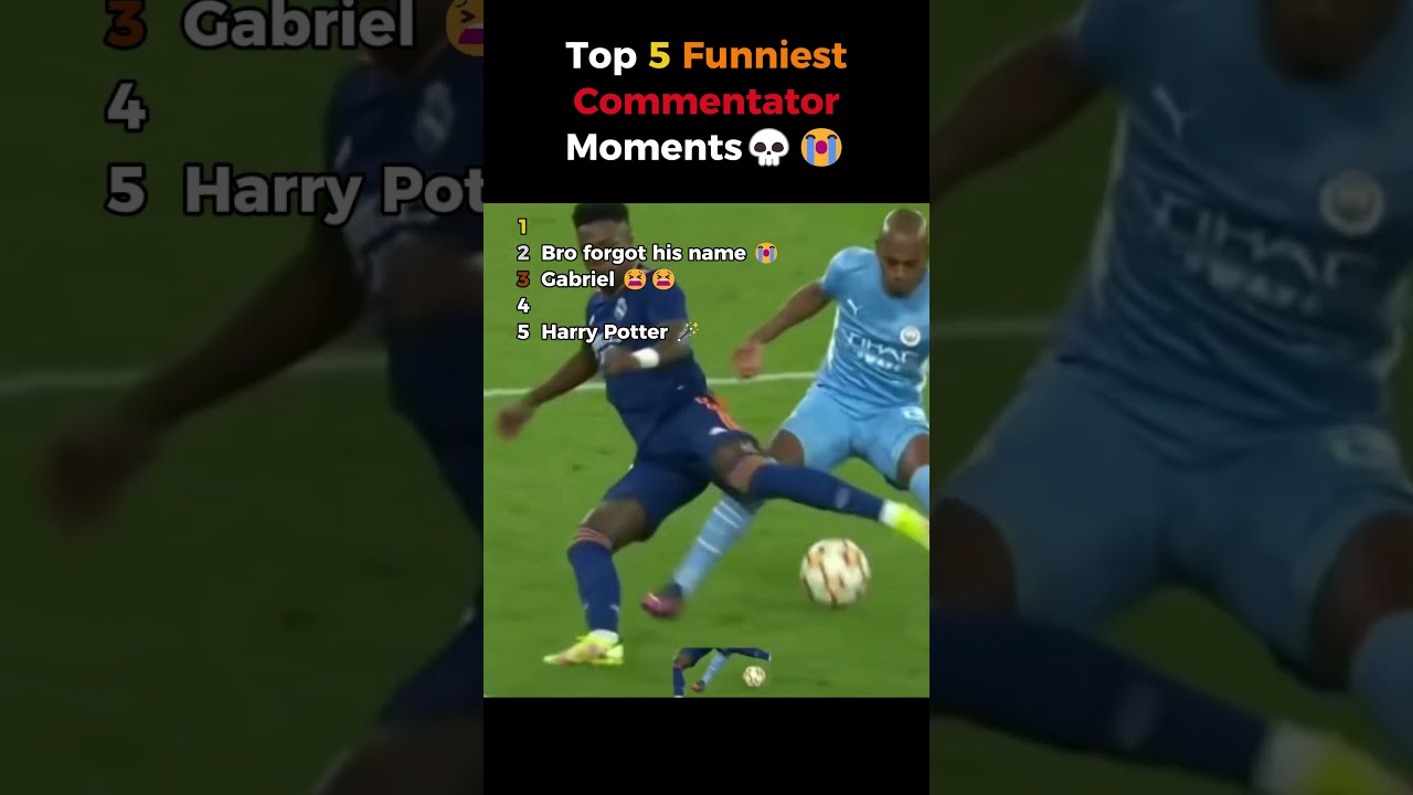 Funniest Football Commentary 🎙️💀 | Top 5 Moments