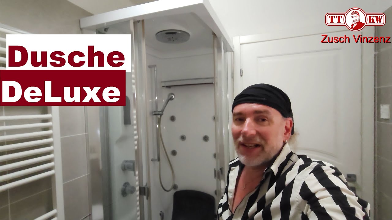 Komplettduschkabine mit Massage Düsen, Regendusche, Ausklappbarer Sitz usw. Dusche / Duschkabine