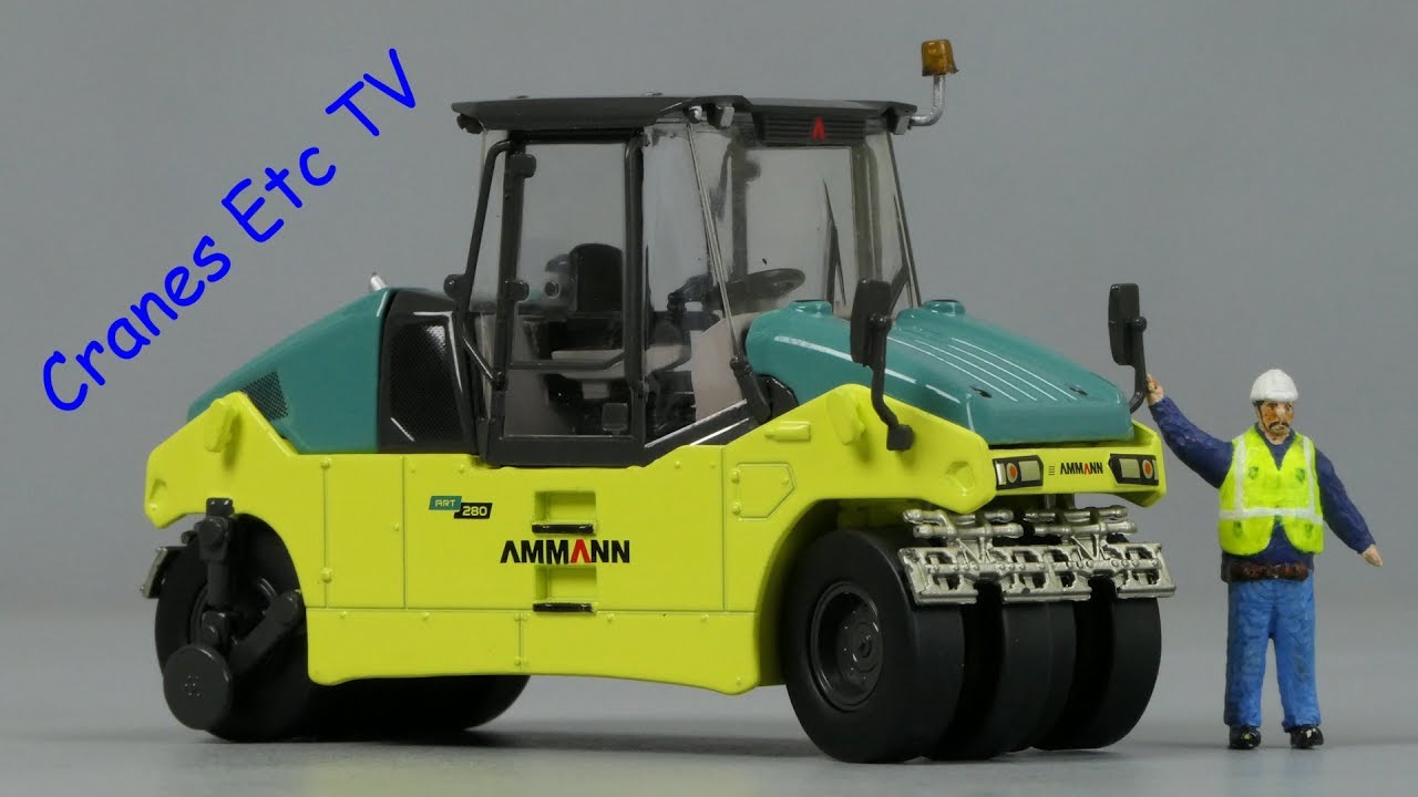 USK Ammann ART 280 Tyred Roller by Cranes Etc TV