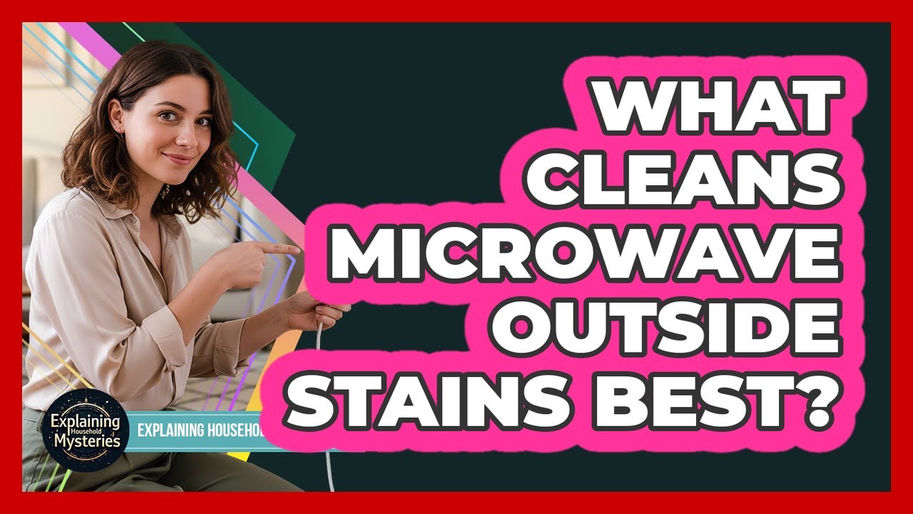 What Cleans Microwave Outside Stains Best?