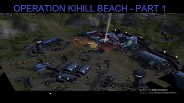 Command & Conquer - Generals Gameplay (CUSTOM MISSION - USA : OPERATION KIHILL BEACH (Part 1)