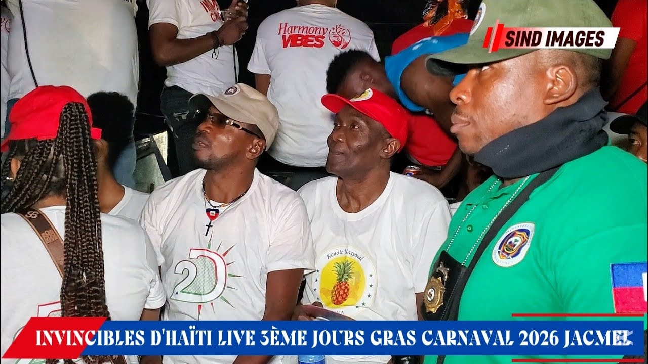 INVINCIBLES D'HAÏTI LIVE 3ÈME JOUR GRAS CARNAVAL 2026 JACMEL #2k26 #culture 