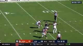 Jonathon Cooper 35 Yard Scoop and Score Touchdown | Broncos vs Bears