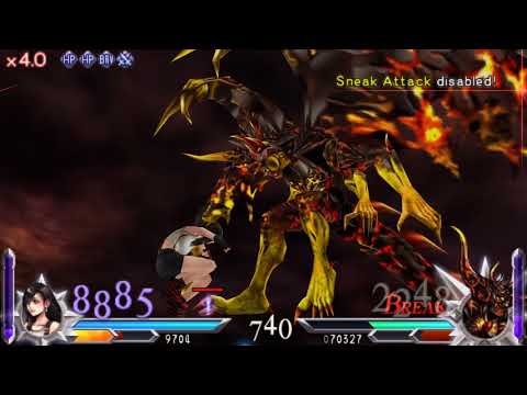 DISSIDIA DUODECIM FINAL FANTASY  TIFA LVL 100 VS FERAL CHAOS LVL 130 NO DAMAGE