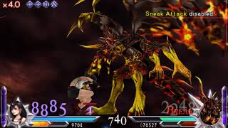 DISSIDIA DUODECIM FINAL FANTASY  TIFA LVL 100 VS FERAL CHAOS LVL 130 NO DAMAGE