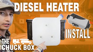 DIESEL HEATER install! | Cargo Trailer Camper Conversion