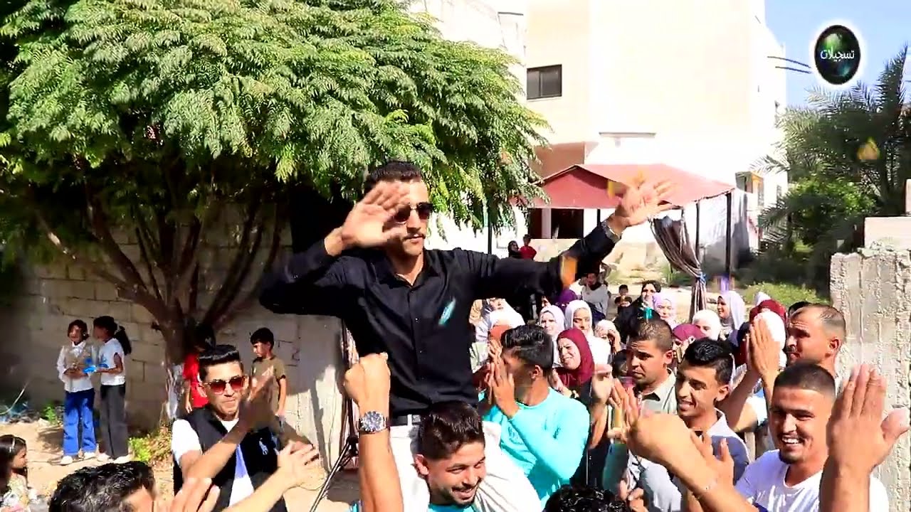 ‏الفنان نصر ابواسكندر والفنان بهاء الجنايده زفة العريس قتيبه البشتاوي المخرج صقر الجمل