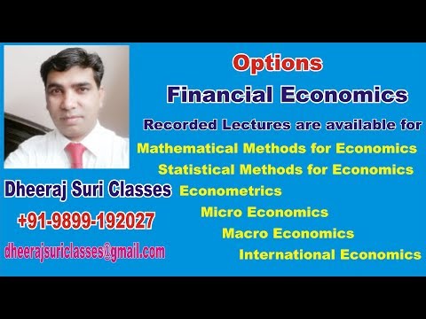 Options | Financial Economics | Economics (Honours)