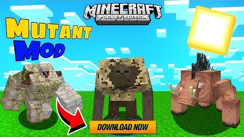 Minecraft  Mutant Mod Download 1.19 / Mutant Mod For MCPE 1.19