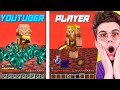 MINECRAFT YOUTUBER vs MINECRAFT PLAYER