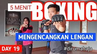 Mengencangkan LENGAN | 5 menit Boxing dirumah