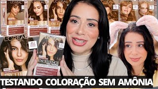 PINTANDO O CABELO SOZINHA EM CASA | TESTEI COLORAÇÃO #ExcellenceSemAmonia de L’Oréal Paris