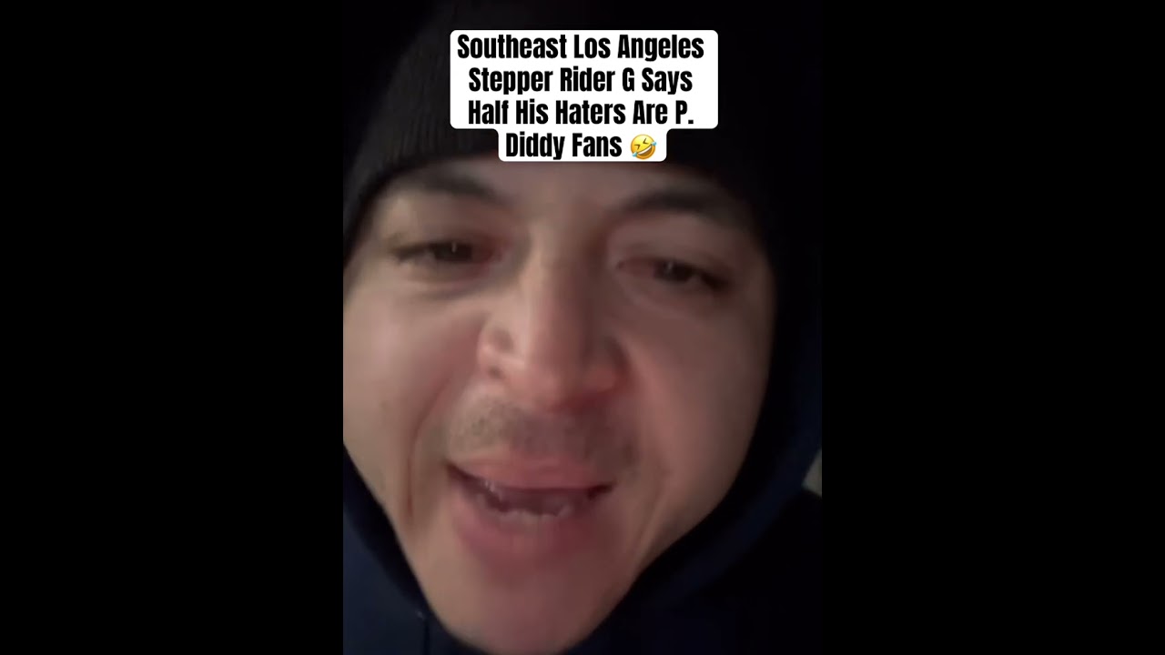 Southeast Los Angeles Stepper Rider G Says Half His Haters Are P. Diddy Fans 