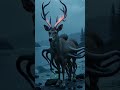 When Deer and Octopus meet together #deer #octopus #animals