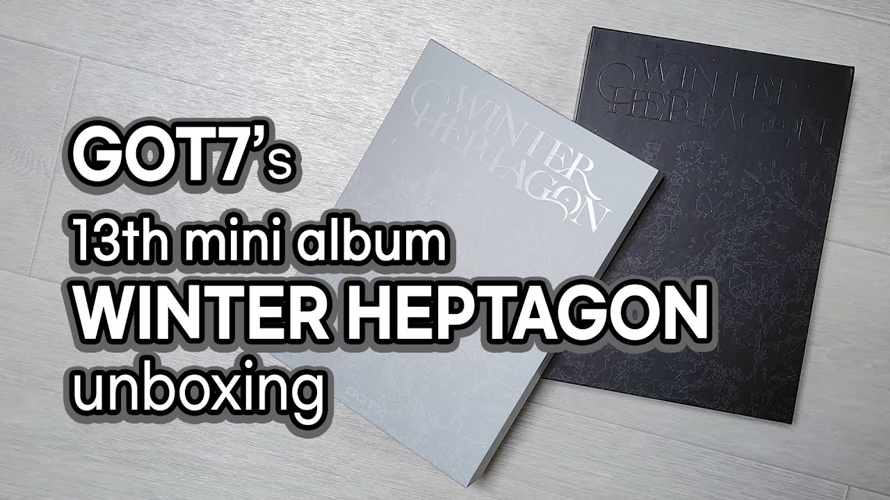 GOT7 13th mini album WINTER HEPTAGON unboxing - YouTube
