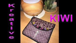 Kreative Kiwi In the Hoop machine embroidery Quilted bag Design