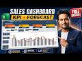 Excel Sales Performance Dashboard | KPI Tracking & Sales Forecasting