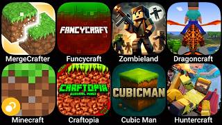 MergeCrafter,FuncyCraft,Zombieland Craft,Dragoncraft,Minecraft,Craftopia,CubicMan,Huntercraft screenshot 3