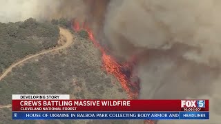 500 Acres Burn In O.C. Wilderness