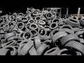 Amazing process of making fuel with old tires tire recycling factory in korea