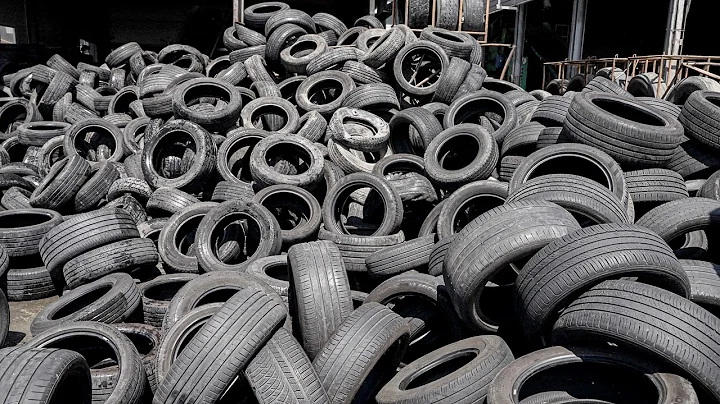 Amazing Process of making Fuel with Old Tires. Tire recycling Factory in Korea