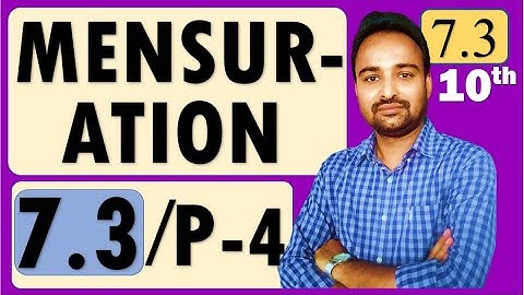Chapter 7 Mensuration | Class 10 | Practice Set 7.3 (Video Part 4)