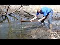 Chopping Out a Beaver Dam