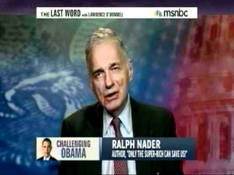 Ralph Nader on Bush Tax Cuts & Obama's deals -"Oba...