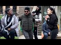 Group of gangsters did not like me sitting with them  invisible touch prank  joker pranks latest