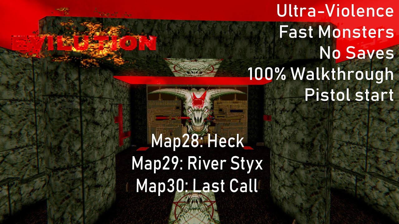 ВЗРЫВНОЙ ФИНАЛ [] Final Doom: TNT Evilution Map28-30  [Fast monsters-UV-MAX]