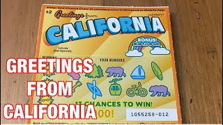 New $2 Greetings for California Tickets‼️ California Lottery Scratchers🤞🍀🍀🍀 Resimi