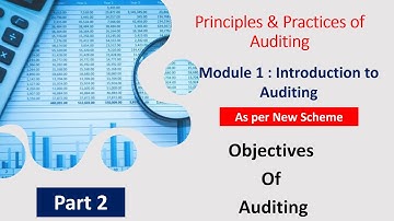 Objectives of Auditing | Part 2 | Introduction to Auditing | Principles and Practices of Auditing
