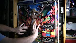 First Look (part 3) - how to replace bulbs in the head? Zaccaria Farfalla Pinball  - PinballHelp.com